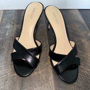 Nine West Womens Black 3” Heels